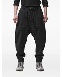 Thom Krom - Belted Drop-Crotch Trousers - Lyst