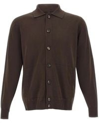 FILIPPO DE LAURENTIIS - Polo-Collar Button-Up Cardigan - Lyst