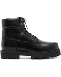 Givenchy - Show 4g-motif Ankle Leather Boots - Lyst