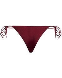 MC2 Saint Barth - Marielle Plate Side-Tie Bikini Bottoms - Lyst