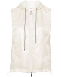 Eleventy - フーデッド パデッドベスト - Lyst
