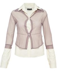 Hache - Layered Shirt - Lyst