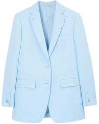 Burberry - Blazer Met Enkele Rij Knopen - Lyst