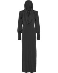 ROTATE BIRGER CHRISTENSEN - Long Dress With Hood - Lyst
