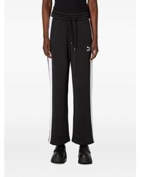 PUMA - Iconic T7 Logo-Embroidered Side-Stripe Track Pants - Lyst