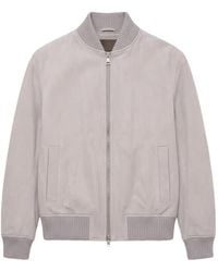 Herno - Bomberjacke Aus Wildleder - Lyst