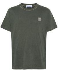 Stone Island - Katoenen Jersey T-shirt - Lyst