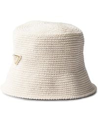 Prada - Cappello Bucket All'Uncinetto - Lyst