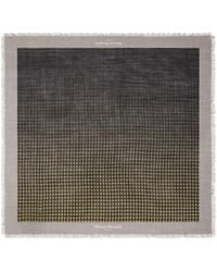 Maison Margiela - Frayed-Edge Checked Scarf - Lyst