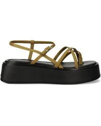 Vagabond Shoemakers - Courtney Crossover-Strap Platform Sandals - Lyst