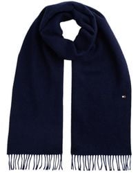 Tommy Hilfiger - Herringbone-Fringed Scarf - Lyst
