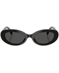 Dolce & Gabbana - Oval-Frame Sunglasses - Lyst