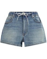 Alexander Wang - Marathon Denim Shorts - Lyst