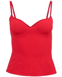 Fleur du Mal - Built-In Bra Tank Top - Lyst