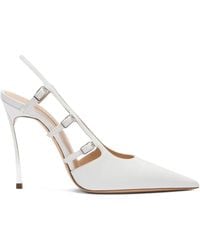 Casadei - 100Mm Slingback Pointed-Toe Heeled Pumps - Lyst