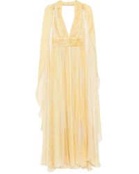 Elie Saab - Kleid mit Print - Lyst