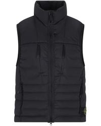Stone Island - Zip Padded Gilet - Lyst