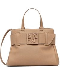 ARMANI EXCHANGE - Belt-Detail Tote Bag - Lyst