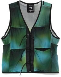 Y-3 - Aop Mesh Vest - Lyst
