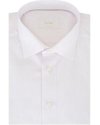Eton - Striped Dress Shirt - Lyst