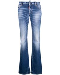 DSquared² - Bootcut-Jeans mit Logo - Lyst