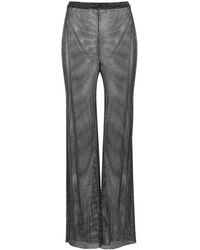 Santa Brands - Rhinestone-Embellished Straight Trousers - Lyst