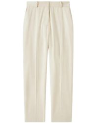 JOSEPH - Pressed-Crease Straight-Leg Trousers - Lyst
