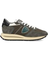 Philippe Model - Tropez Haute Triangle-Patch Low-Top Sneakers - Lyst