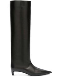 Jil Sander - 30Mm Knee-High Leather Boots - Lyst