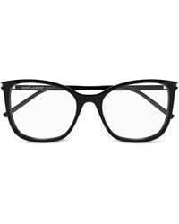 Saint Laurent - Geometric Glasses - Lyst