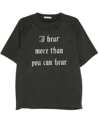 Undercover - Graphic-Lettering T-Shirt - Lyst