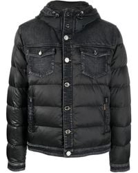 Moorer - Button-Up Padded Down Jacket - Lyst