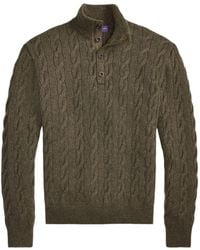 Ralph Lauren - ケーブルニット ハイネックセーター - Lyst