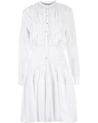 Maison Rabih Kayrouz - Ruche Detail Shirt Dress - Lyst