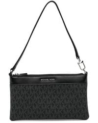 Michael Kors - Jet Set Medium Signature Logo Convertible Wristlet - Lyst