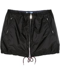 Prada - Minijupe Re-Nylon À Lien De Resserrage - Lyst