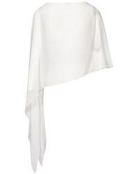 Antonelli - Asymmetric Draped Poncho - Lyst