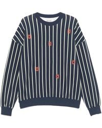 Henrik Vibskov - Organic Cotton Embroidered Horse Sweatshirt - Lyst