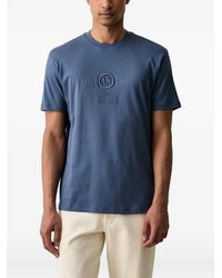 ARMANI EXCHANGE - Logo-Embroidered T-Shirt - Lyst