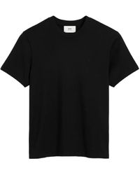 Ami Paris - Ami De Coeur Organic-cotton T-shirt - Lyst