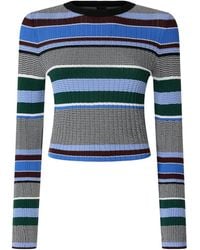 Pinko - Pull À Rayures Multicolores - Lyst