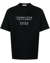 Undercover - T-shirt en coton à slogan imprimé - Lyst