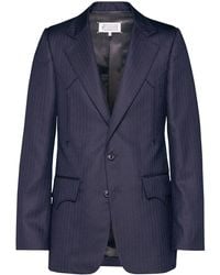 Maison Margiela - Tailored Single-Breasted Wool Blazer - Lyst