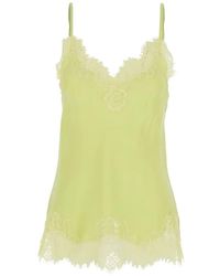 Gold Hawk - Lace-Trim Sleeveless Top - Lyst