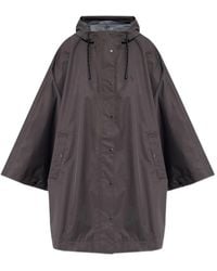 Rethinkit Studios - Hooded Cape Jacket - Lyst