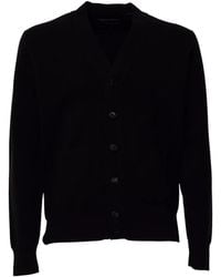 FILIPPO DE LAURENTIIS - Fine-Knit Button-Up Cardigan - Lyst