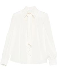 Chloé - Blouse Met Kanten Kraag - Lyst