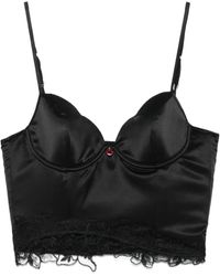 RUBINI - ストレッチシルク トップ - Lyst