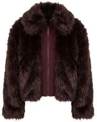 Mackage - Faux-Fur Collar Coat - Lyst