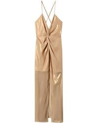 Twinset - Lamé Maxi Dress - Lyst